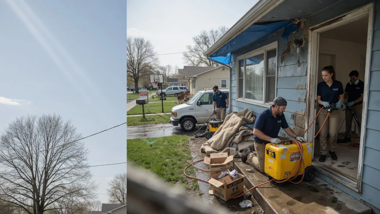 Basement Flood Cleanup in Knickerbocker, TX near me